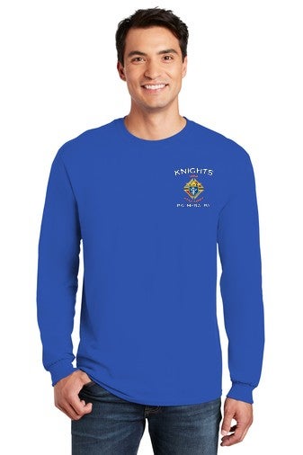 knights of columbus dress shirts Knights Of Columbus Button-Down Shirt, Navy Blue / 3X-Large